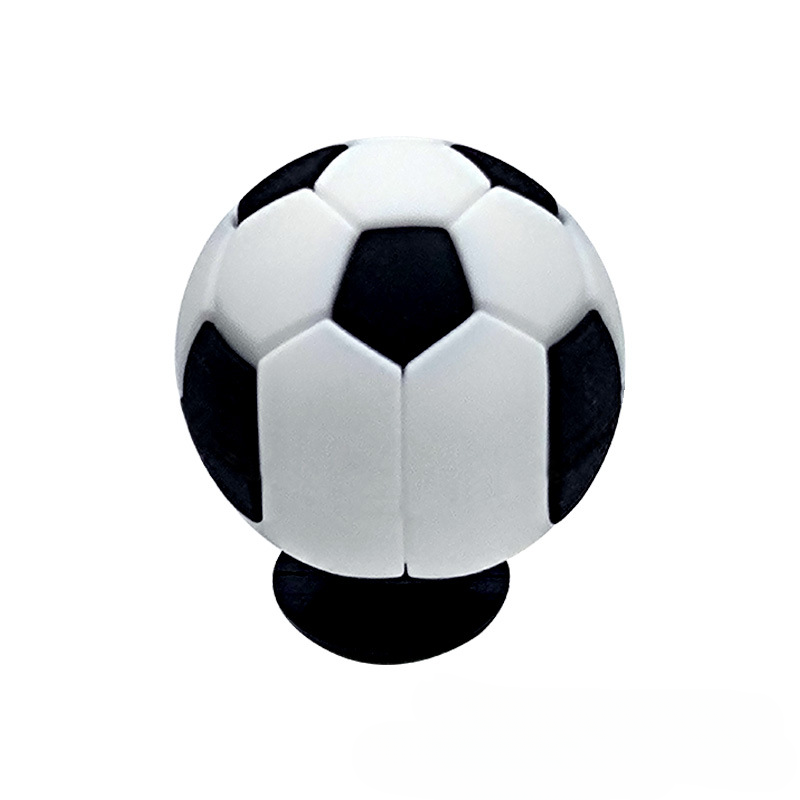 Al por mayor 10pcs PVC Stereo Football Rugby Diy Hebillas